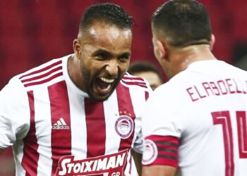  يوسف العربي ينهي مسيرته مع أولمبياكوس بتتويج بلقب دوري المؤتمر الأوروبي
