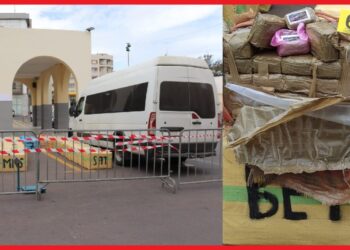 إحباط محاولة تهريب ثلاثة أطنان و382 كلغ من مخدر الشيرا وتوقيف شخصين