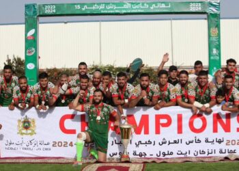 مولودية وجدة يتوج بلقب كأس العرش للريكبي للموسم 2023-2024