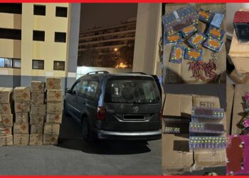 توقف شخصين بتهمة حيازة وترويج المفرقعات والشهب النارية المهربة بالبيضاء
