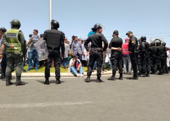  التنسيق النقابي لقطاع الصحة يدين منع المسيرة ويعلن إضرابات تصعيدية