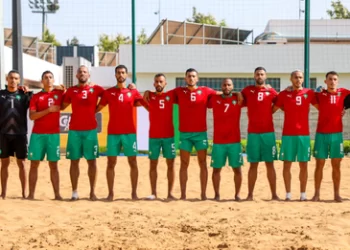  المنتخب المغربي لكرة القدم الشاطئية ينتصر على نظيره الإيفواري في مباراة ودية