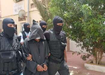 إعادة تمثيل جريمة قتل سيدة بالعيون