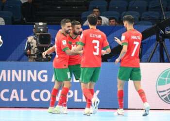 المنتخب المغربي داخل القاعة ينتصر على طاجكستان 4-2 في افتتاح مشواره بكأس العالم