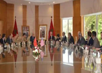 لوديي والمفتش العام للقوات المسلحة الملكيةيستقبلان وفد “الشيوخ الأمريكي”