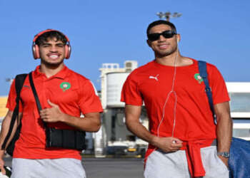 المنتخب المغربي يشد الرحال إلى وجدة استعدادًا لمواجهة أفريقيا الوسطى