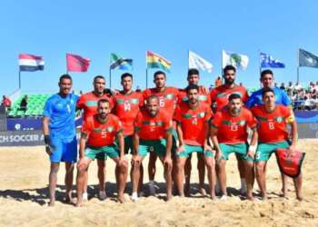 المنتخب المغربي للكرة الشاطئية يختتم مشاركته في البطولة الافريقية في المركز الثالث