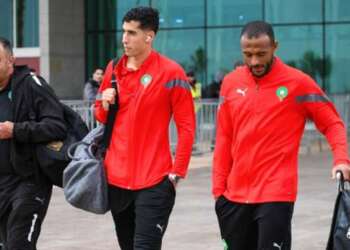  بعثة المنتخب المغربي تصل وجدة استعدادًا لمواجهة ليسوتو