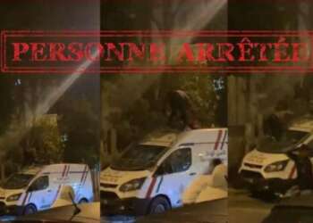 توقيف شخص ظهر في فيديو فوق سقف سيارة للشرطة بالدارالبيضاء