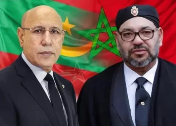 جلالة الملك محمد السادس يستقبل الرئيس الموريتاني في الدار البيضاء