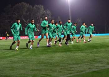 المنتخب المغربي يواصل استعداداته لمواجهة النيجر في وجدة