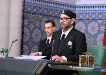 جلالة الملك محمد السادس يهنئ عبد الإله ابن كيران بمناسبة إعادة انتخابه أمينًا عامًا لحزب العدالة والتنمية