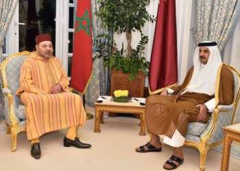 جلالة الملك يؤكد لأمير قطر تضامن المغرب مع  بلاده ضد العدوان الإيراني