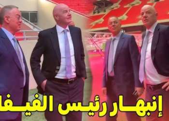رئيس “فيفا” ينبهر بملعب الرباط ويشيد برؤية المغرب الكروية