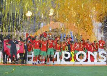 جلالة الملك يهنئ المنتخب الوطني للمحليّين بعد تتويجه بلقب “الشان 2024”