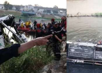 فاجعة بالحراش.. مصرع 18 شخصاً في حادث سقوط حافلة من فوق جسر