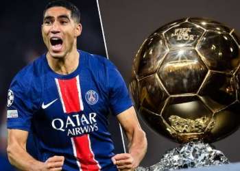 أشرف حكيمي يتصدر تصويت “ليكيب” للكرة الذهبية