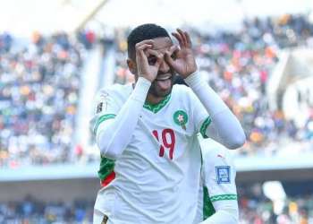 المغرب يتقدم على زامبيا بهدف النصيري في الشوط الأول من تصفيات المونديال