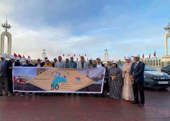 انطلاق القافلة الإعلامية الجهوية الأولى بجهة العيون الساقية الحمراء احتفاءً بالذكرى الخمسين للمسيرة الخضراء