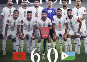 المغرب الرديف يمطر شباك جيبوتي بسداسية ويواصل استعداداته لكأس العرب 2025