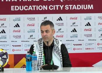 مدرب فلسطين: مستعدون لمواجهة السعودية أو المغرب في ربع نهائي كأس العرب