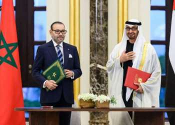 محمد بن زايد يهنئ الملك محمد السادس والشعب المغربي بتتويج كأس العرب