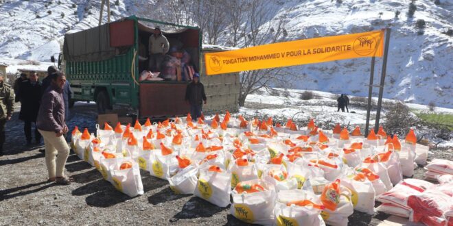 تنفيذا للتعليمات الملكية.. مؤسسة محمد الخامس للتضامن تطلق عملية مواجهة موجة البرد القارس 