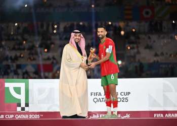 حريمات: لقب كأس العرب حصيلة تضحيات جماعية وجائزة الأفضل تتويج لعمل الفريق