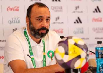 السكتيوي: طموحنا إسعاد المغاربة وبلوغ نهائي كأس العرب أمام الإمارات