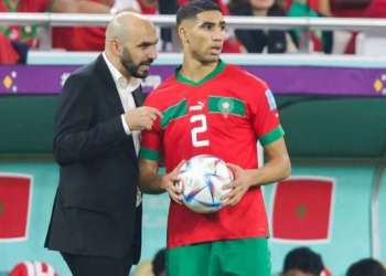 الركراكي: حكيمي جاهز بدنيًا وذهنيًا وعدم إشراكه سابقًا كان قرارًا مدروسًا
