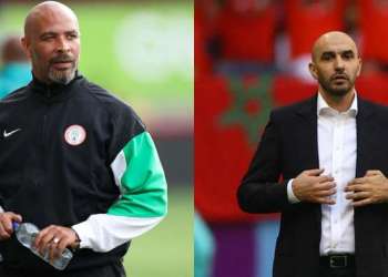 مدرب نيجيريا يثني على “أسود الأطلس” ويصف مواجهة نصف النهائي بالاختبار الكبير