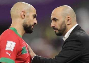 الركراكي يؤكد غياب أمرابط عن مباراة المغرب والكاميرون بسبب الإصابة