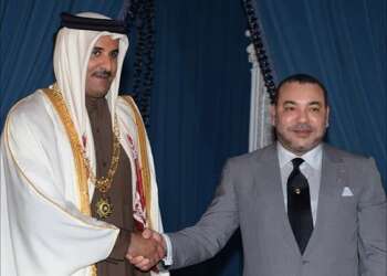 جلالة الملك يتصل هاتفيا بأمير قطر بعد الهجوم الإيراني