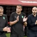 خلال حفل تسليم المهام.. الركراكي يرفض الظهور في صورة مع المدرب الجديد