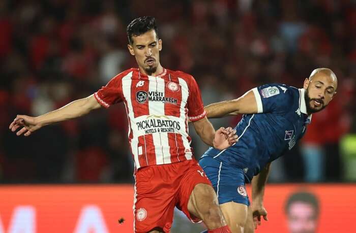 هدف حمزة الإسماعيلي يقود الكوكب المراكشي للإطاحة بنهضة بركان بعقر داره 