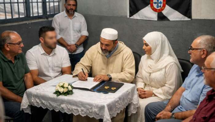 أول عقد زواج إسلامي داخل المؤسسة السجنية بسبتة المحتلة 