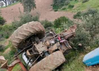 وفاة شخص إثر انقلاب جرار زراعي  نواحي شفشاون