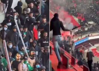 محاكمة 94 مشجعاً على خلفية أحداث شغب أعقبت مباراة الجيش والرجاء