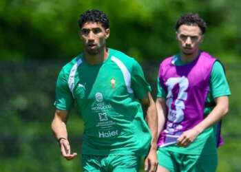 المنتخب الوطني يواصل تحضيراته المكثفة قبل مواجهة البرازيل في المونديال