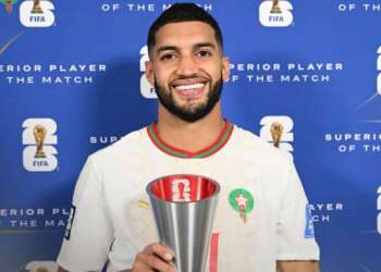 إسماعيل الصيباري يتوج بجائزة أفضل لاعب في المباراة ويقود المغرب لانتصار مهم