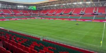 ملعب مولاي الحسن يتحول إلى ساحة احتفال قبل قمة المغرب والبرازيل