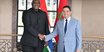 رسالة خطية إلى جلالة الملك  من رئيس جمهورية غامبيا