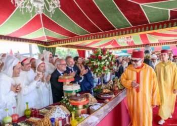 جلالة الملك يترأس بالمضيق حفل استقبال بمناسبة عيد العرش المجيد