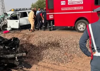مصرع شخص وإصابة ركاب في حادثة اصطدام بين طاكسي وسيارة بتساوت