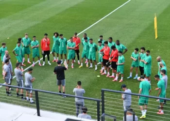المنتخب المغربي يخوض أول حصة تدريبية بحضور جميع اللاعبين