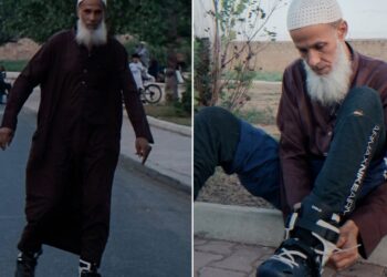 عبد الله كرمان.. ستيني من سلا يحوّل التزلج إلى أسلوب حياة ويخطف