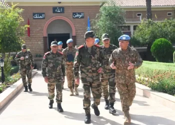 المفتش العام للقوات المسلحة الملكية يستقبل القائد الجديد لقوة البعثة الأممية بالأقاليم