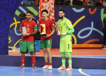 المنتخب المغربي للفوتصال يحصد ثلاث جوائز فردية وجماعية ويتوج بطلاً لإفريقيا للمرة