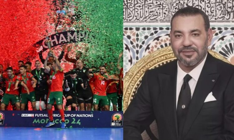 جلالة الملك يهنئ أسود القاعة بعد التتويج الإفريقي الرابع توالياً